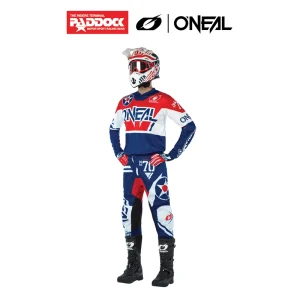 O'NEAL ELEMENT WARHAWK BLUE/RED SET