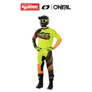 O'NEAL ELEMENT BURNOUT YELLOW/BLACK SET