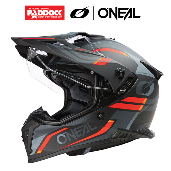 A-SRS HELMET SPIKE BLACK/RED