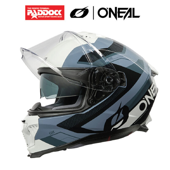 CHALLENGER HELMET EXO GREY WHITE BLACK