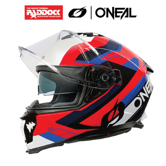 CHALLENGER HELMET EXO BLACK/WHITE/RED/BLUE