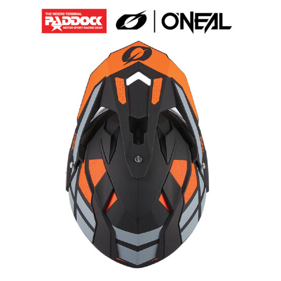 SIERRA HELMET R BLACK ORANGE - Image 3