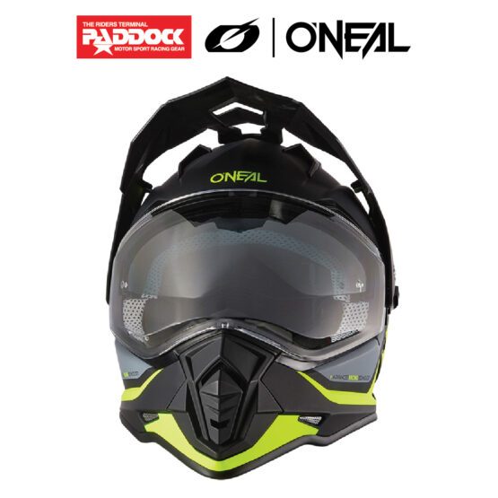 SIERRA HELMET R NEON YELLOW/BLACK/GRAY - Image 2