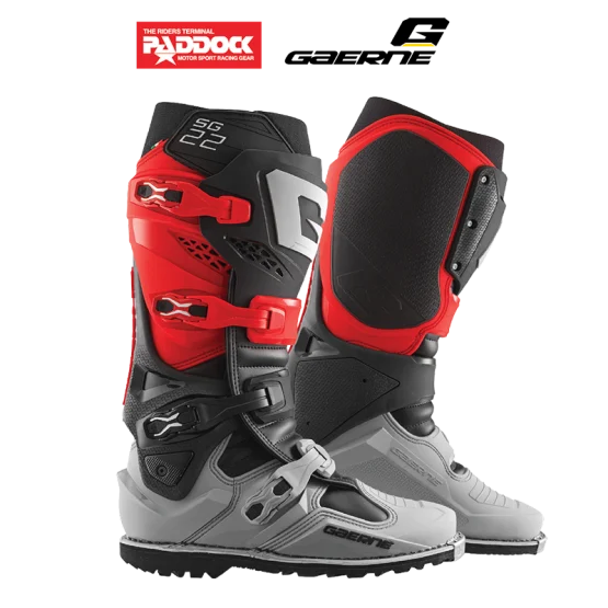 SG22 GORE-TEX ENDURO RED BLACK GREY LIMITED